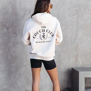 COUCH CLUB MEMBERS OVERSIZED HOODIE
